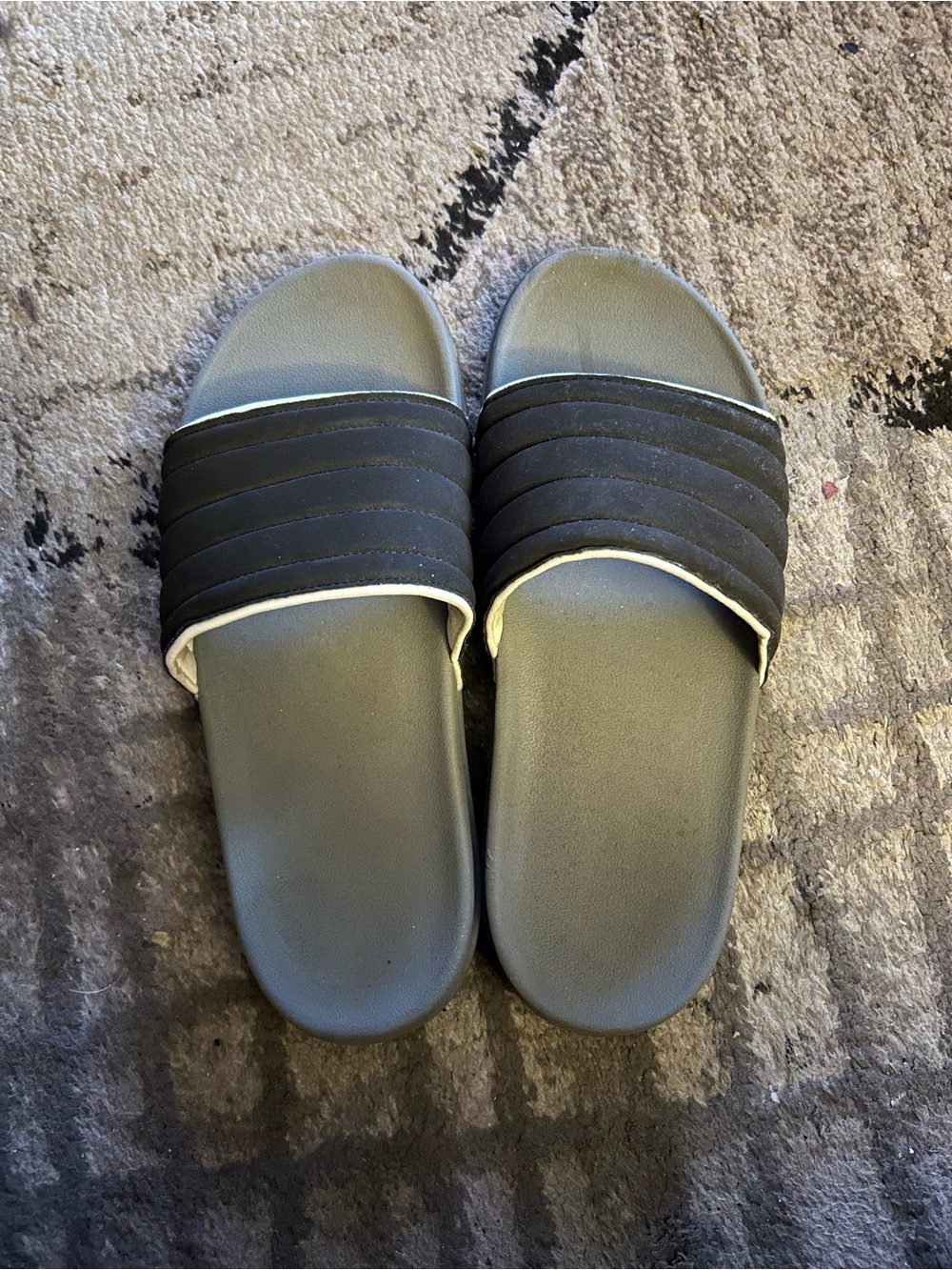 Gray/Black Slides - Men’s Size 11